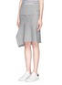 Front View - Click To Enlarge - ISABEL MARANT ÉTOILE - 'Lyle' asymmetric rib knit skirt
