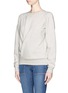 Front View - Click To Enlarge - ISABEL MARANT ÉTOILE - 'Belden' wrap front sweatshirt
