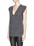 Front View - Click To Enlarge - ISABEL MARANT ÉTOILE - 'Wenji' roll sleeve jersey T-shirt