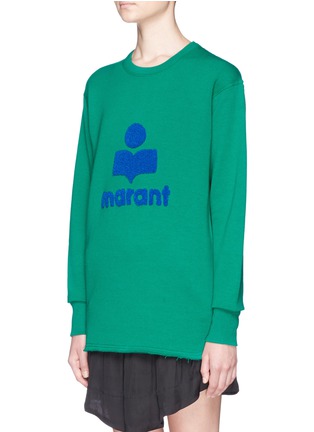 Front View - Click To Enlarge - ISABEL MARANT ÉTOILE - Logo oversized sweatshirt