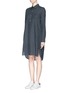 Front View - Click To Enlarge - ISABEL MARANT ÉTOILE - 'Rane' check flannel shirt dress
