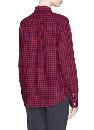 Back View - Click To Enlarge - ISABEL MARANT ÉTOILE - 'Ramon' check flannel shirt