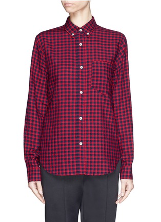 Main View - Click To Enlarge - ISABEL MARANT ÉTOILE - 'Ramon' check flannel shirt