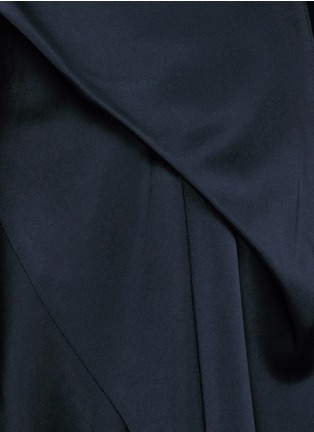 Detail View - Click To Enlarge - 3.1 PHILLIP LIM - Asymmetric sleeveless satin flare dress