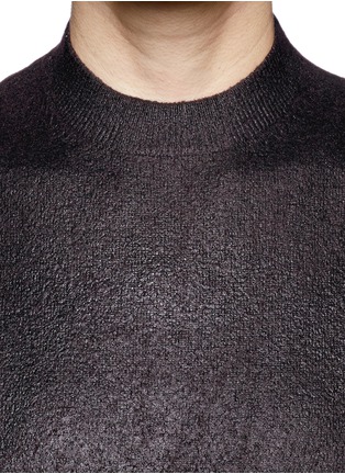 Detail View - Click To Enlarge - 3.1 PHILLIP LIM - Foil gradient felted wool knit dress