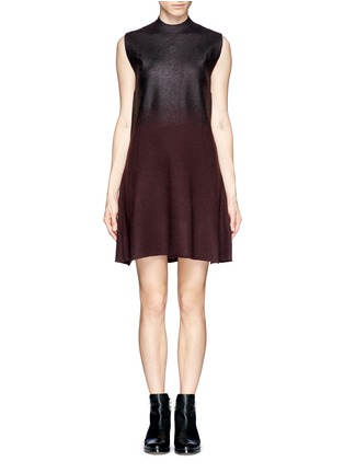 Main View - Click To Enlarge - 3.1 PHILLIP LIM - Foil gradient felted wool knit dress