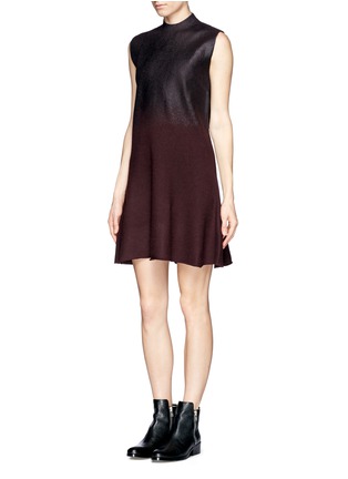 Figure View - Click To Enlarge - 3.1 PHILLIP LIM - Foil gradient felted wool knit dress