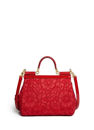 Back View - Click To Enlarge - - - 'Miss Sicily' medium lace satchel