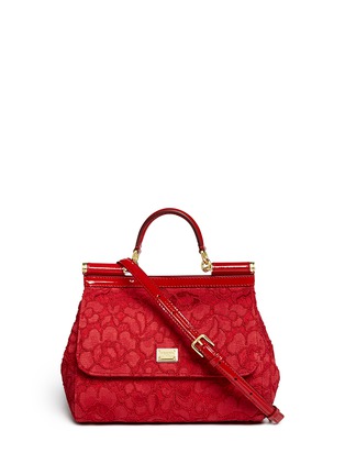 Main View - Click To Enlarge - - - 'Miss Sicily' medium lace satchel