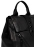 Detail View - Click To Enlarge - KENZO - 'Kalifornia' logo zip leather backpack