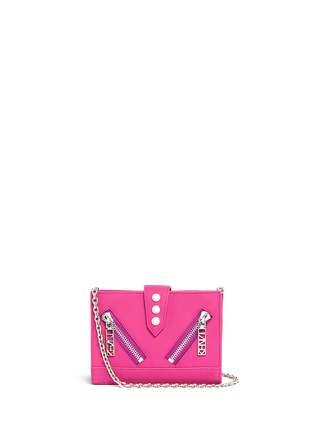 Main View - Click To Enlarge - KENZO - 'Kalifornia' rubber effect leather crossbody bag