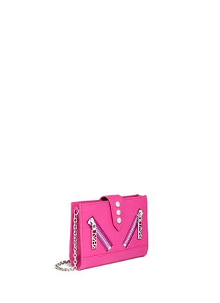 Figure View - Click To Enlarge - KENZO - 'Kalifornia' rubber effect leather crossbody bag