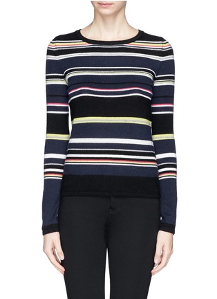 Main View - Click To Enlarge - DIANE VON FURSTENBERG - 'Jolanta' stripe cashmere sweater