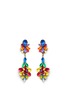 Main View - Click To Enlarge - ERICKSON BEAMON - 'Splash' crystal flower drop earrings