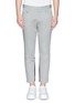 Main View - Click To Enlarge - MARNI - Panel back cotton-linen tapered pants