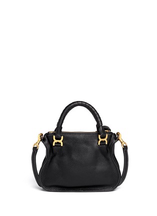 Back View - Click To Enlarge - CHLOÉ - 'Baby Marcie' mini leather bag