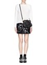 Figure View - Click To Enlarge - CHLOÉ - 'Baby Marcie' mini leather bag