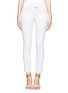 Main View - Click To Enlarge - ALEXANDER MCQUEEN - Side stripe cropped jeans