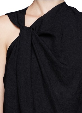 Detail View - Click To Enlarge - HELMUT LANG - Twisted collar tank top