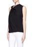 Front View - Click To Enlarge - HELMUT LANG - Twisted collar tank top