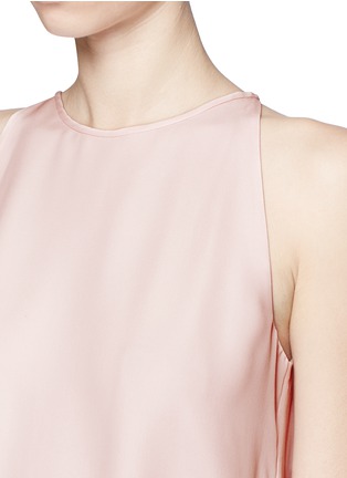 Detail View - Click To Enlarge - THEORY - Lyalka double layered silk top