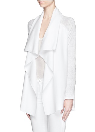Front View - Click To Enlarge - THEORY - Maritza draped cardigan
