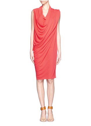 Main View - Click To Enlarge - LANVIN - Draped cowl neck dress