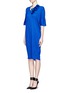 Front View - Click To Enlarge - LANVIN - Dolman 3/4 sleeve jersey dress