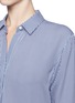 Detail View - Click To Enlarge - THEORY - Aquilina pin-striped silk shirt