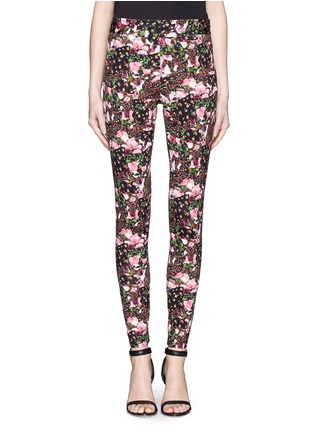 Main View - Click To Enlarge - GIVENCHY - Collage floral print leggings