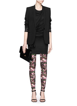 Figure View - Click To Enlarge - GIVENCHY - Collage floral print leggings