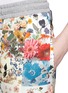 Detail View - Click To Enlarge - MARKUS LUPFER - Floral patchwork print sweatpants