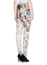 Back View - Click To Enlarge - MARKUS LUPFER - Floral patchwork print sweatpants