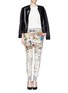 Figure View - Click To Enlarge - MARKUS LUPFER - Floral patchwork print sweatpants