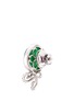 Detail View - Click To Enlarge - SAMUEL KUNG - Diamond jade swirl earrings