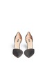 Figure View - Click To Enlarge - GIORGIO ARMANI SHOES - Suede d'Orsay pumps