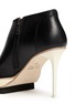 Detail View - Click To Enlarge - ANN DEMEULEMEESTER - Double platform acetate heel leather booties