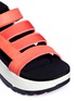 Detail View - Click To Enlarge - TEVA - 'Zamora' leather and mesh platform sandals