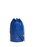Main View - Click To Enlarge - F.E.V. - 'Almond' decorative zip leather bucket bag
