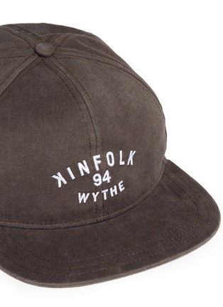Detail View - Click To Enlarge - KINFOLK - Logo embroidered cotton baseball cap