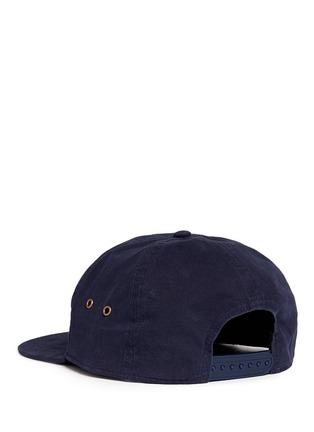 Figure View - Click To Enlarge - KINFOLK - Logo embroidered cotton baseball cap
