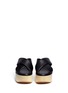 Front View - Click To Enlarge - CLERGERIE - 'Ficeb' padded leather wedge platform sandals