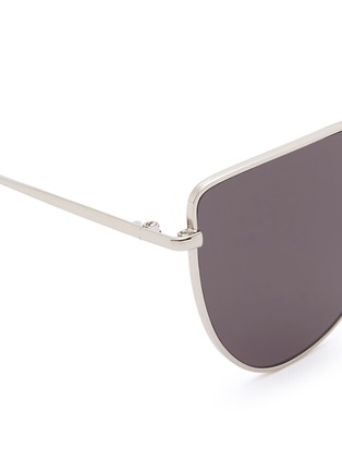 Detail View - Click To Enlarge - SPEKTRE - 'Off Shore' flat lens metal angular aviator sunglasses