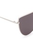 Detail View - Click To Enlarge - SPEKTRE - 'Off Shore' flat lens metal angular aviator sunglasses
