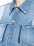 Detail View - Click To Enlarge - FRAME - 'Nouveau Le Jacket' in washed denim