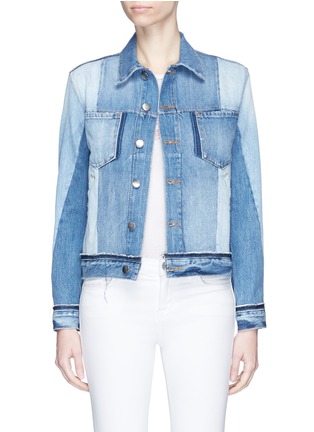 Main View - Click To Enlarge - FRAME - 'Nouveau Le Jacket' in washed denim