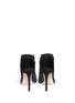 Back View - Click To Enlarge - ISA TAPIA - 'Antonia' stud suede slingback ankle booties