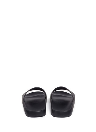 Back View - Click To Enlarge - IVY PARK - Logo rubber slide sandals