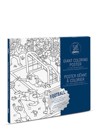 Main View - Click To Enlarge - OMY - Giant Colouring Poster — Football