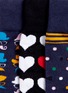Detail View - Click To Enlarge - HOLISOCKS - Icon socks 3-pair pack